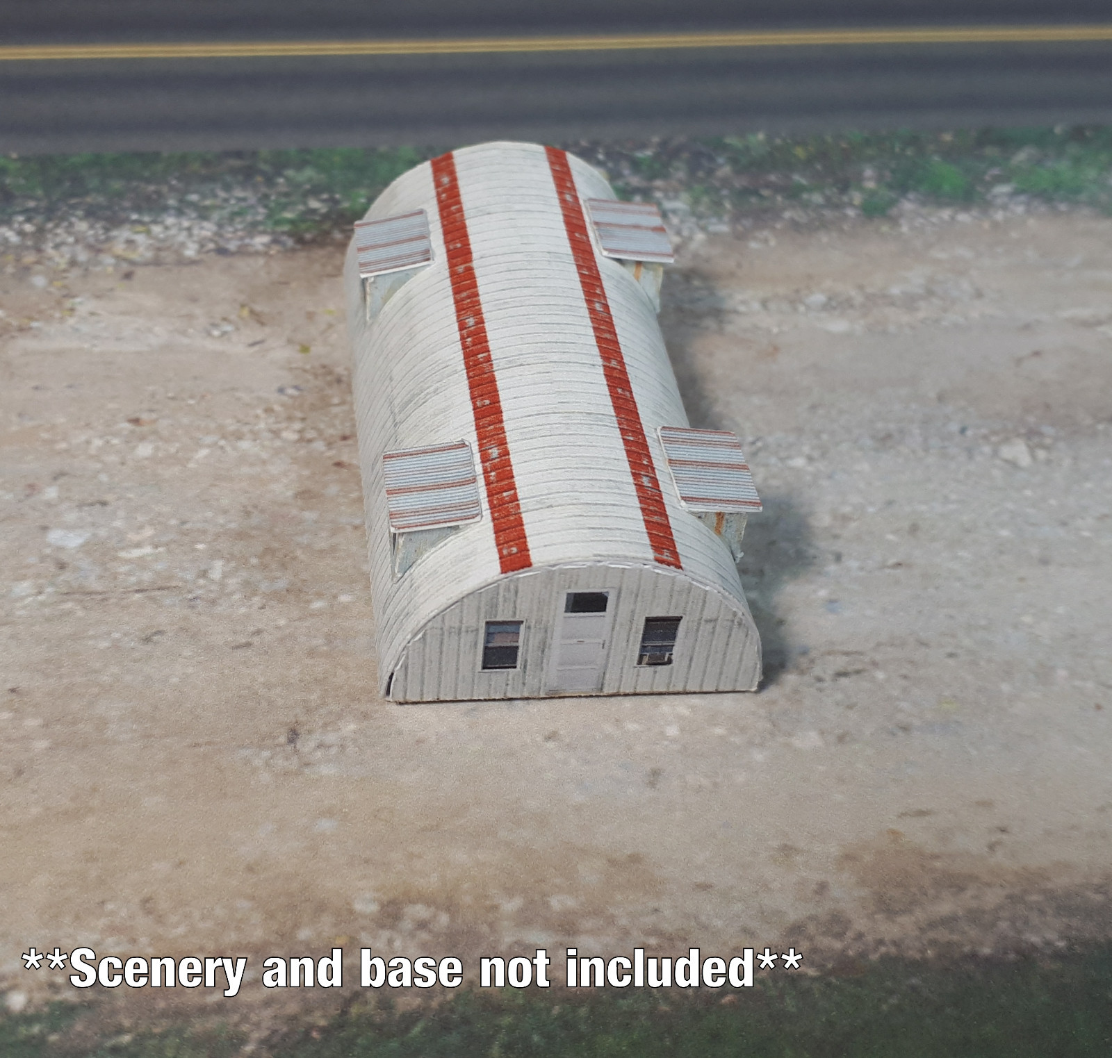 Z Scale Building Quonset Hut **PreCut** CARD STOCK (PAPER) PreCut