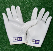 Nike NFL Mark Andrews Ravens PE Vapor Knit 3 Football Gloves White Size XL New