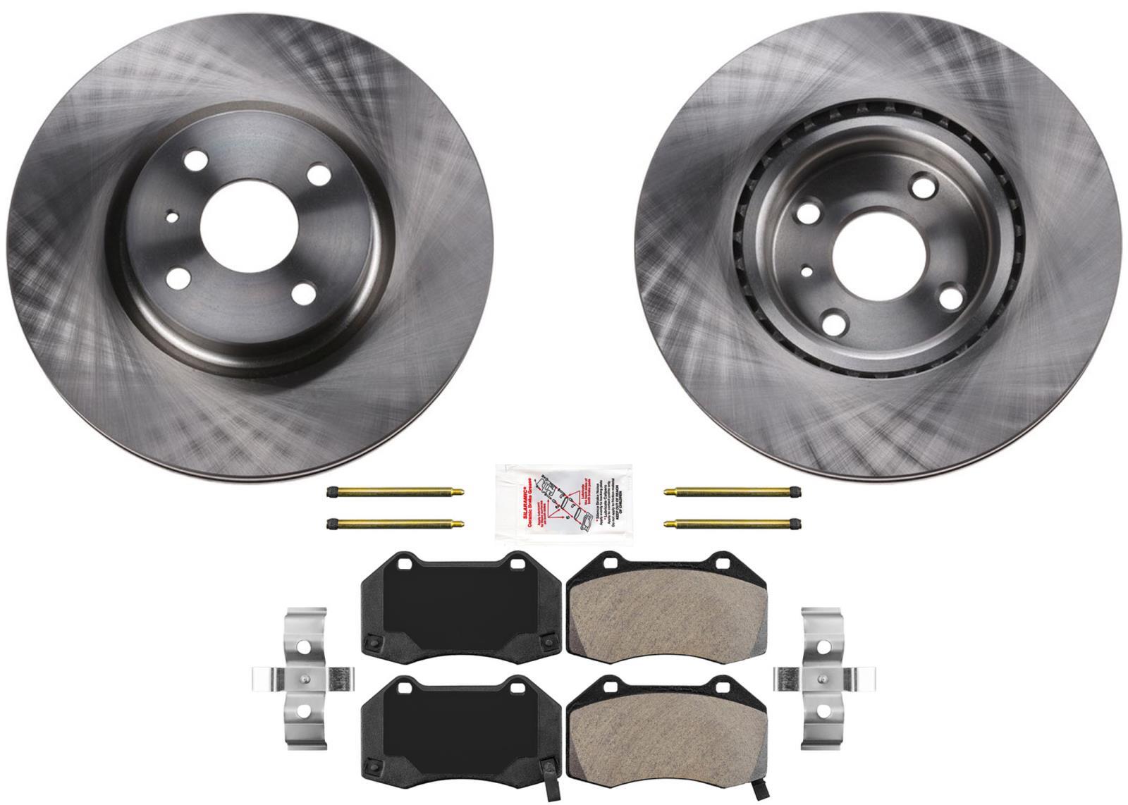 Front Disc Brake Rotors Brake Metallic Pads Fits Mazda MX5 Miata 1623
