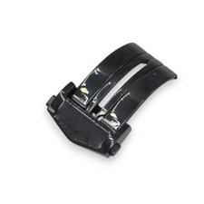 Carrera Monaco 22 mm chiusura deployante colore nero per Tag Heuer