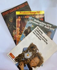 Lot Of 4 Vintage Steiff Catalogs 1979-1988