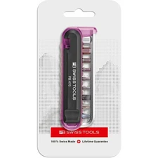 PB Swiss PB 470.Purple CN BikeTool: Pocket Tool With 9 Screwdriving Tools