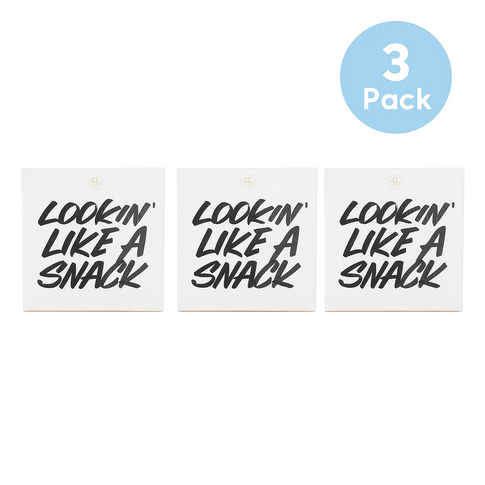 Lookin’ Like A Snack Wall Art Sign – Square Decor 9 Color– New - Image 2 of 2