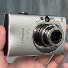 90 New Canon IXUS 80 IS 8.0MP Silver Digital Camera 3x Optical Zoom English