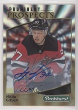 2019 Upper Deck Parkhurst Prominent Prospects Gold Nikita Gusev #PP-23 Auto 0l6f