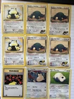 Snorlax Collection Pokemon Card Lot of 9x WOTC Rocket 1st edition TCG Promo VTG