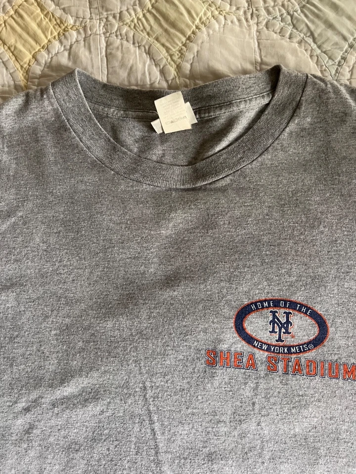 复古纽约大都会队衬衫男式 XLarge Shea 体育场 LEE 运动 2003 — 第 3/3 张图片