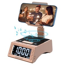 Gifts for Men Women,Cell Phone Stand with Wireless Bluetooth Speaker,Adjustab...