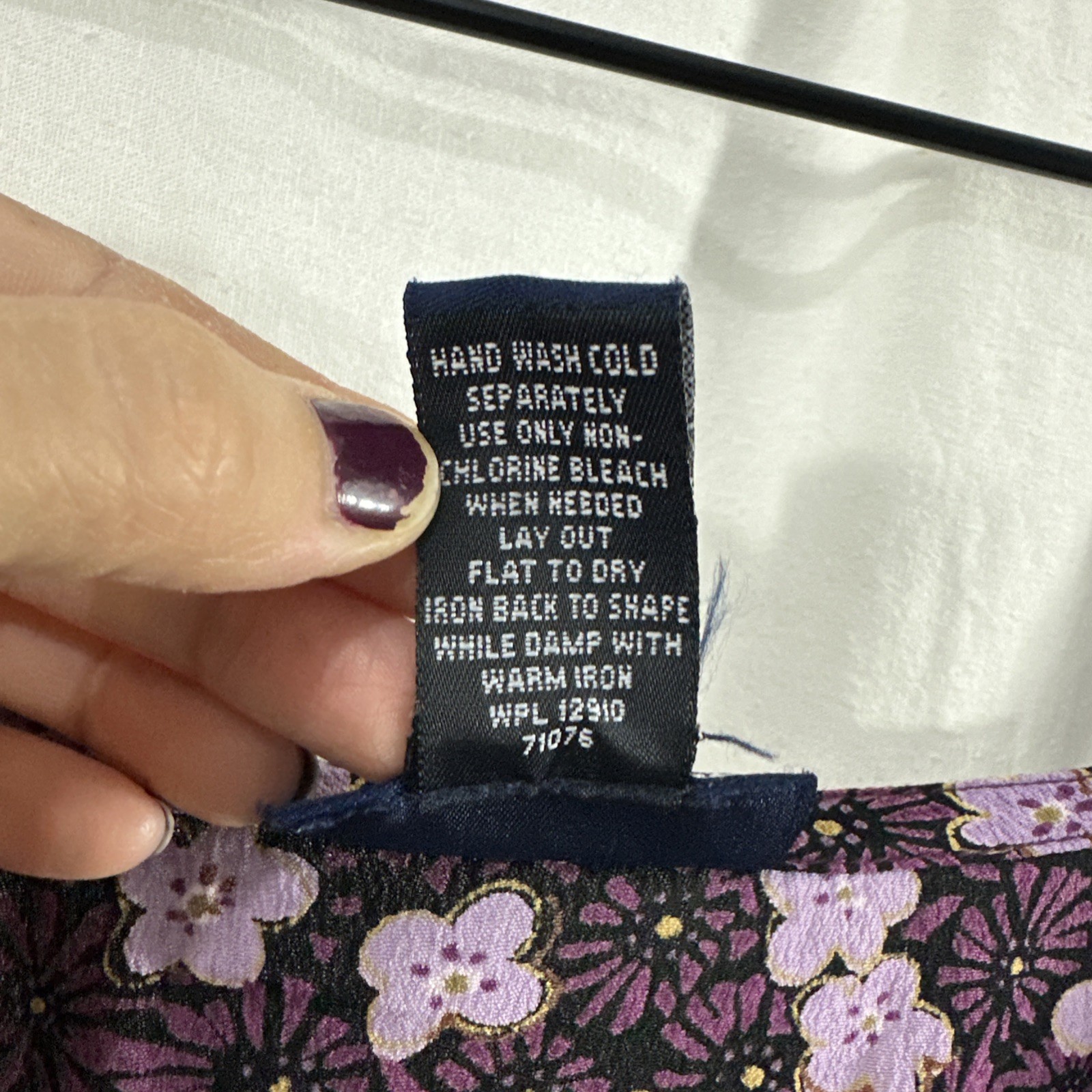 Venezia Jeans Purple Floral Flare Babydoll Top Womens Size 18/20 Whimsy Romantic