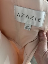 Azazie Pearl Pink Chiffon Sleeveless Bridesmaid Dress A8 AZ663918