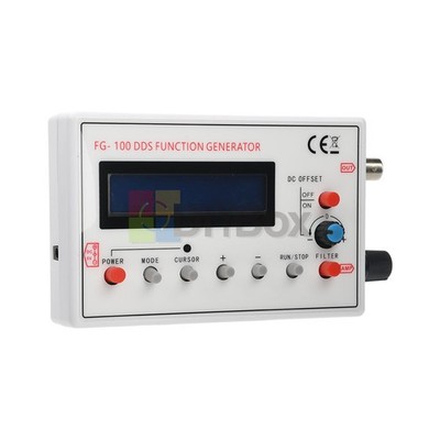 FG-100 DDS Function Signal Generator Sine Triangle Square Wave Frequency 500KHz