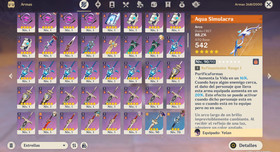 Genshin Impact AR 58 America - Columbina - Furina - Varessa - Citlali - Hu Tao