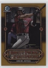 2023 Bowman Draft Picks & Prospects Gold Refractor 49/50 Druw Jones #DPP-11 11u6