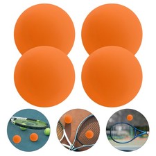 4Pcs Mini Squash Balls High Bounce Rubber Reaction Training Durable Sport Set