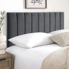 Headboard for divan bed quality plush fabric 24" height in all sizes