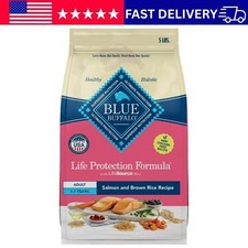 Blue Buffalo Life Protection Adult Dog Food Salmon Rice 5lb Bag