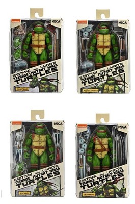 -=] HASBRO - Teenage Mutant Ninja Turtles Mirage Comics 4er Set A.Figuren [=-