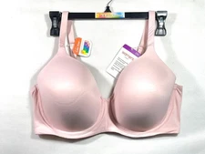 NWT Warner's Women's 2XL Cloud 9 Easy Size Underwire T-Shirt Bra RA1051A Pink