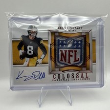 2023 Panini National Treasures Kenny Pickett Colossal NFL Shield  Auto 1 of 1
