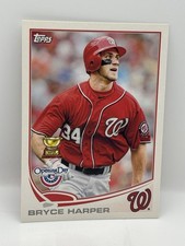 2013 Topps Opening Day #50 Bryce Harper Rookie Cup Card Washington Nationals . rookie card picture