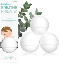 Frida Baby Natural Vapor Bath Bombs for Toddlers  Kids, Eucalyptus Essential Oi