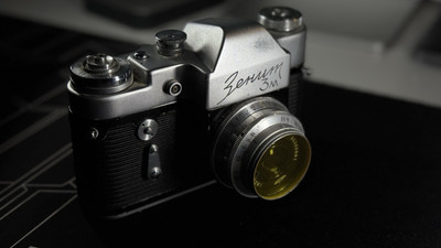1964 Zenit 3M - Industar 50 F/3,5 50 mm Silber M39 