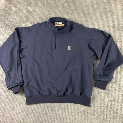 Zero Restriction Jacket Mens Large Windbreaker Golf 1/4 Snap Pullover