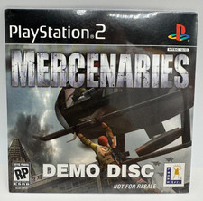 Sony Playstation 2 PS2 Mercenaries Demo Disc New Sealed very rare vintage