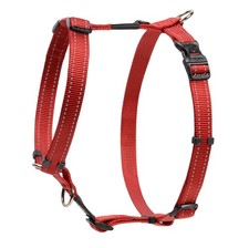 Red Reflective Adjustable Dog H Harness Extra Large Pet Walking Lead Vest