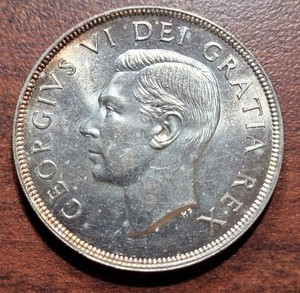CANADA 1949 Silver Dollar Semi PL Obverse PL Reverse Very Choice AU+ No Issues
