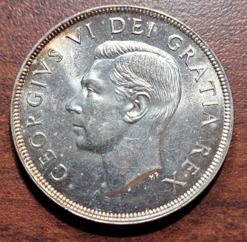 CANADA 1949 Silver Dollar Semi PL Obverse PL Reverse Very Choice AU+ No Issues