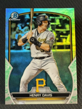 2023 Bowman Chrome GREEN LUNAR REFRACTOR PROSPECT Henry Davis item 1