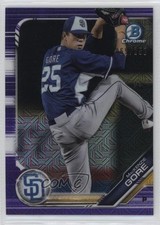 2019 Bowman Chrome Prospects Mega Box Purple Mojo Refractor Mackenzie Gore c5b