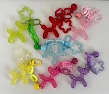 Balloon Dog Bag Charm, Cute and Trendy, Multiple Colors, Great Gift, Brand New