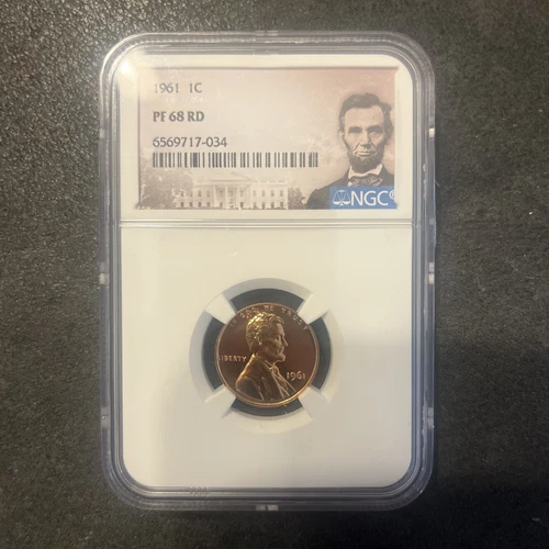 1961 Lincoln Cent 1C NGC PF 68 RD