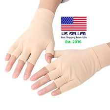 Arthritis Compression Gloves Fingerless Hand Support for Pain Relief US Seller