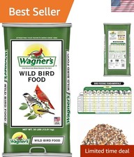 Attract Backyard Birds with 30-Pound Wild Bird Food - Drug-Free Nutritious Blend