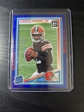 2025 Panini Donruss Optic Purple Shock Shedeur Sanders #203 Browns (RC)
