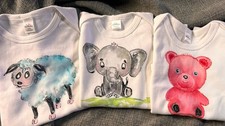 Baby Bodysuits, Short Sleeve, 100 Cotton, One Of A Kind, 3 Pack.