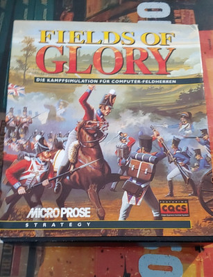 Fields of Glory (Microprose) Commodore Amiga (2 Disks, Manual, Box) works 16-bit