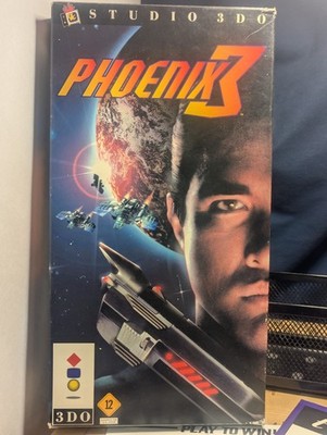Phoenix 3 3DO Big Box PAL Complete CIB Studio 3DO Rare Space Shooter