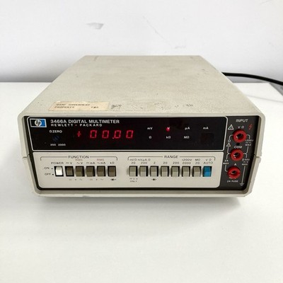 HP 3466A Digital Multimeter Hewlett-Packard 3466 A Agilent Keysight Vintage