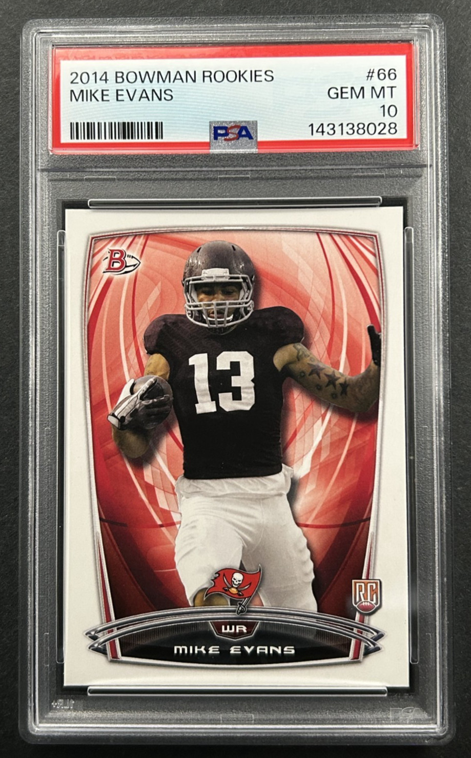 Mike Evans Bowman Rookies #66 Base