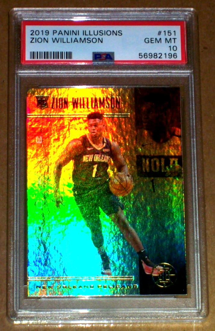 2019 Zion Williamson rookie #151 Panini Illusions PSA 10 New Orleans Pelicans