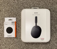 Sony WH-1000XM5 Auriculares Inalámbricos Sobre la Oreja Negros, Cancelación de Ruido + Regalo Gratis