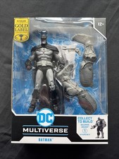 Mcfarlane Gold Label DC Multiverse Arkham City Batman BAF Grundy 7  B&W