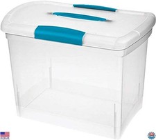 STERILITE Extra Large Clear Nesting Tote - Single Pack for Ultimate Storage