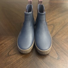 Sperry Women's Torrent Seasonal Rain Boot, Navy/Gum, 6.5 New