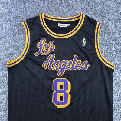 Kobe Bryant #8 Mitchell & Ness 96-97 LA Lakers Jersey 44L Black | eBay