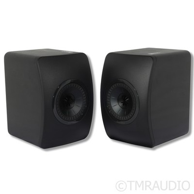 KEF LS50 Black Edition Bookshelf Speaker Pair | eBay